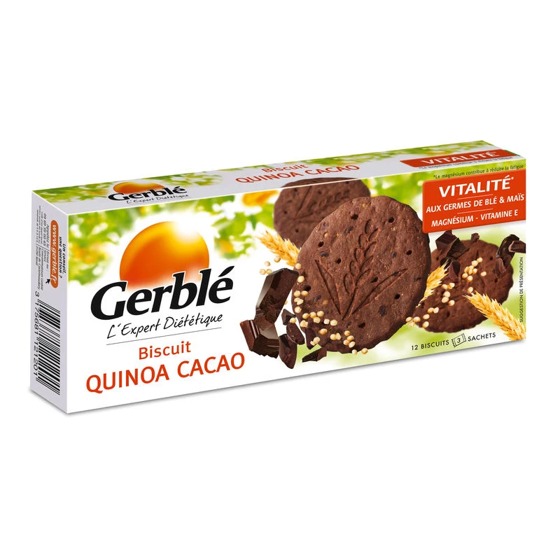 Koekje quinoa cacao 132g - GERBLE