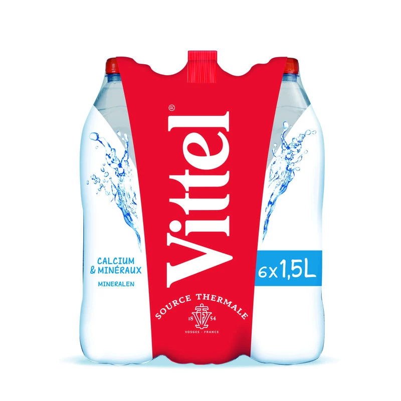Agua mineral 6x1;5L - VITTEL
