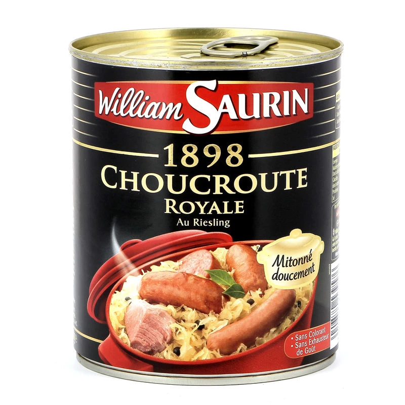 Choucroute royal au riesling 800g - WILLIAM SAURIN