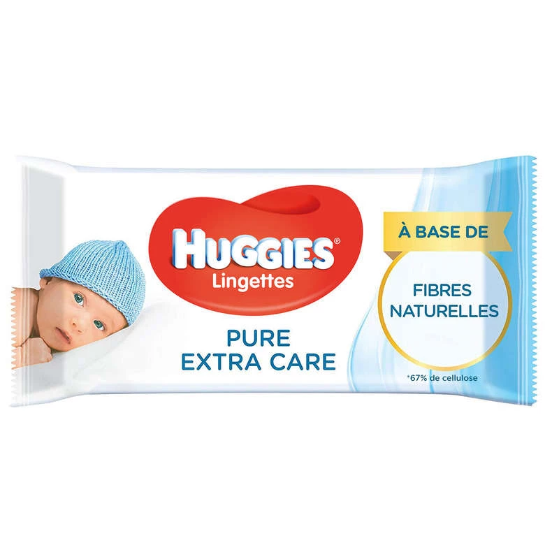 纯净额外护理湿巾 x56 - HUGGIES
