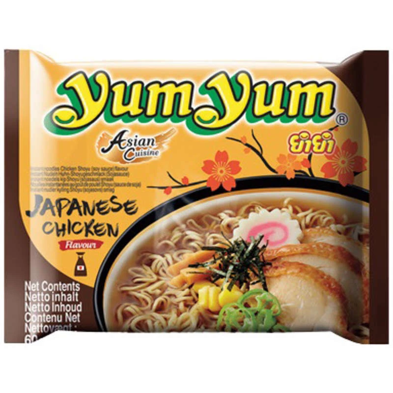 Nouille Instantanées saveur poulet japonais 60g - YUM YUM