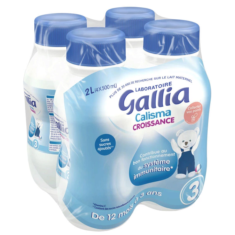 Calisma 生长液态奶 4x500ml - GALLIA