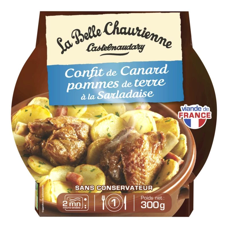 Конфи из утки с картофелем 300г - LA BELLE CHAURIENNE