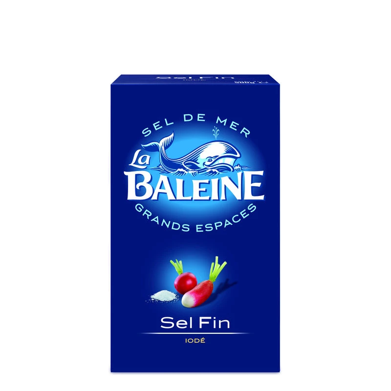 细碘盐，500g - LA BALEINE