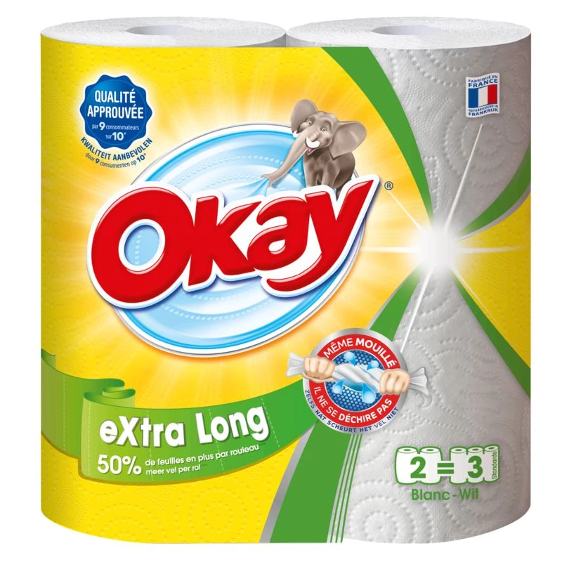 Extra long wipe x2 - OKAY