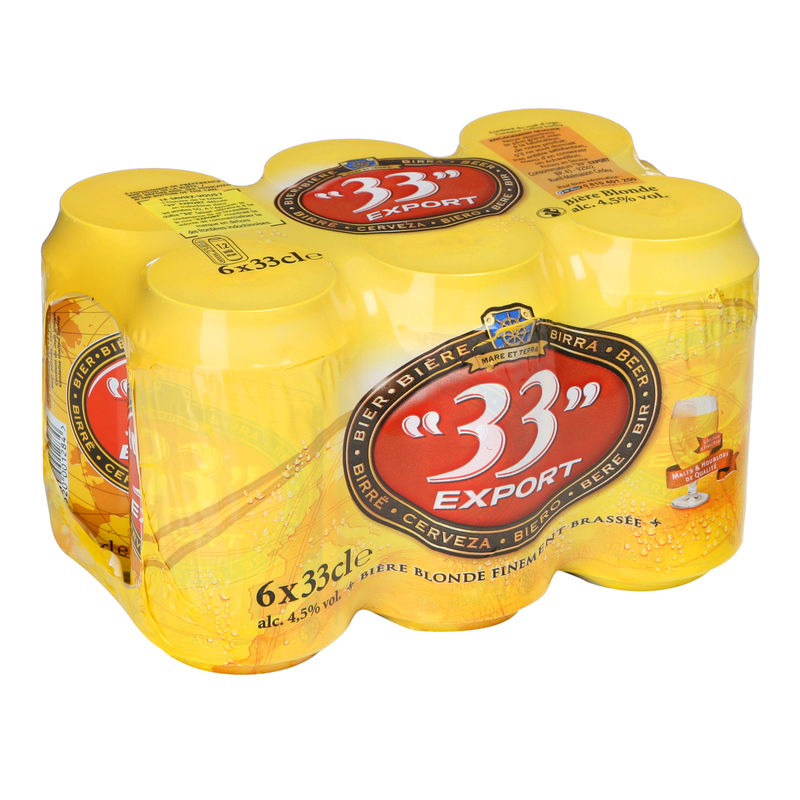 Grossiste Bière Blonde 6x33cl 33 export