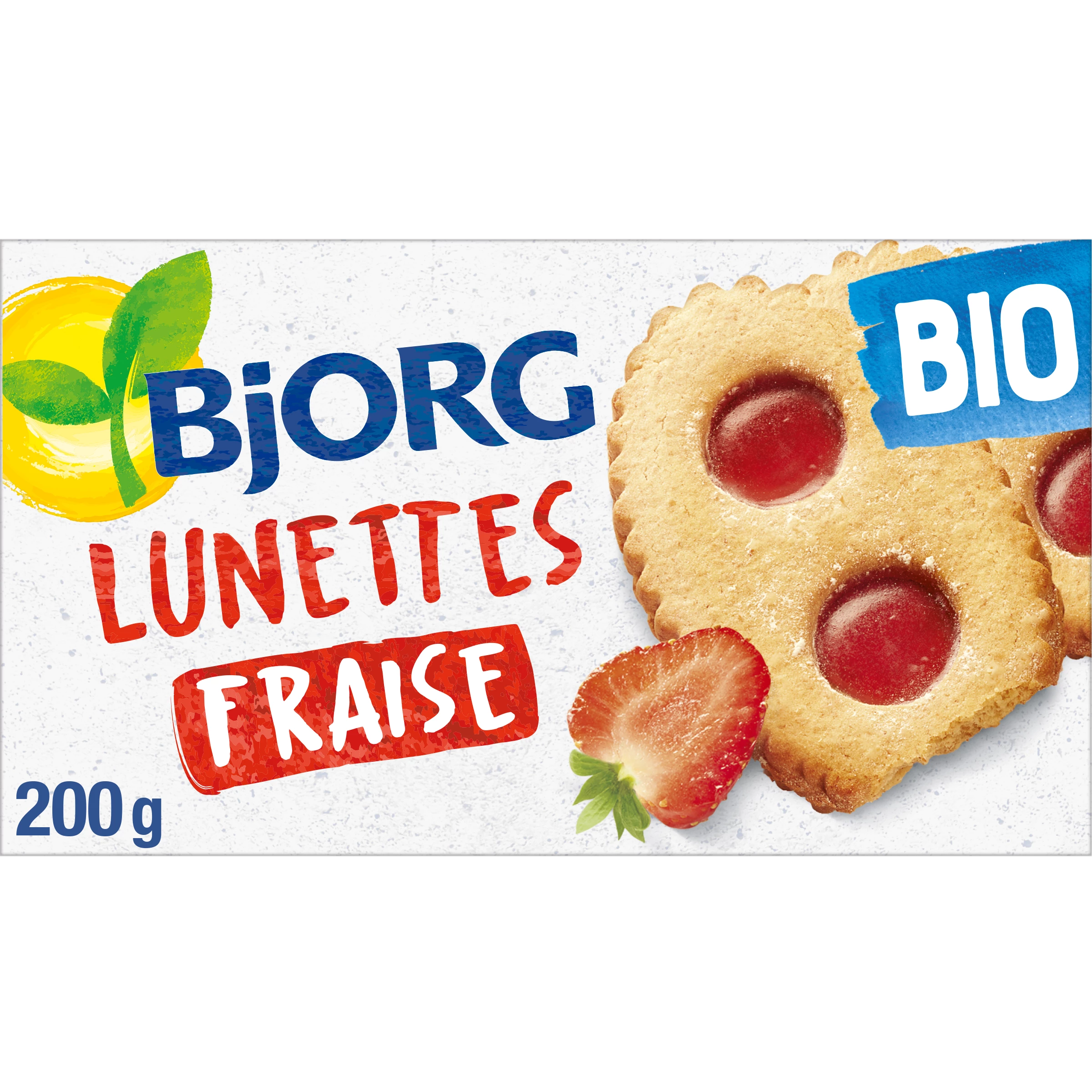 Organic strawberry glasses 200g - BJORG