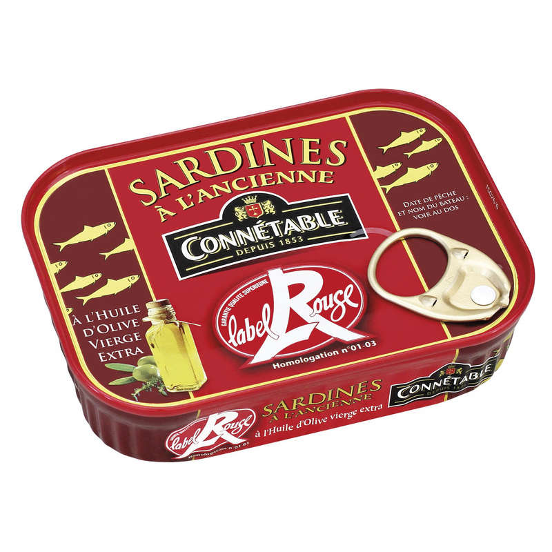 Atacadista De Sardinhas Antiga Em Azeite Virgem Extra Label Rouge