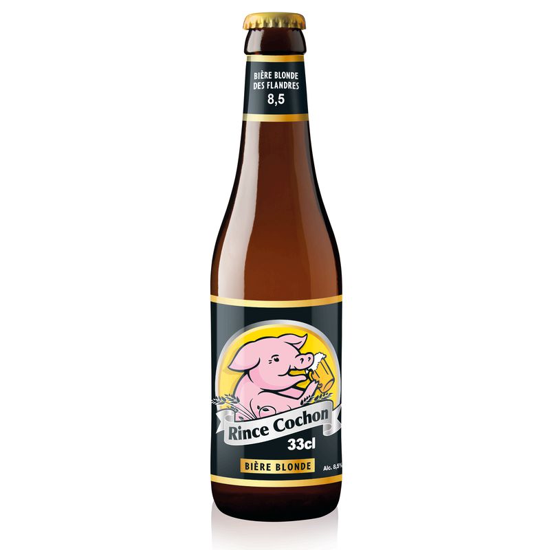 Grossiste Bière blonde 33cl RINCE COCHON