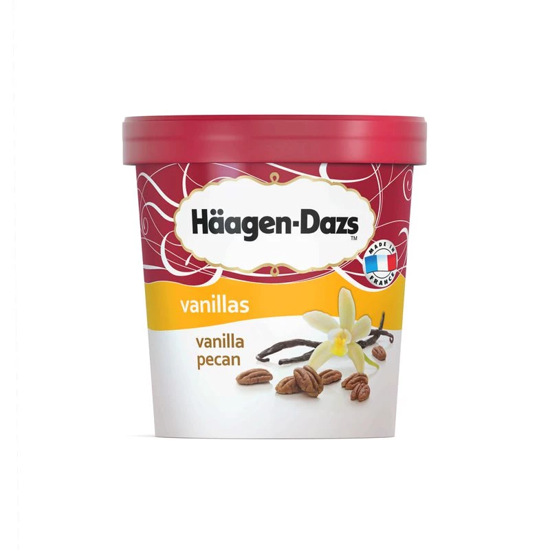 Grossiste Glace en pot vanille pécan 430g HAAGEN DAZS