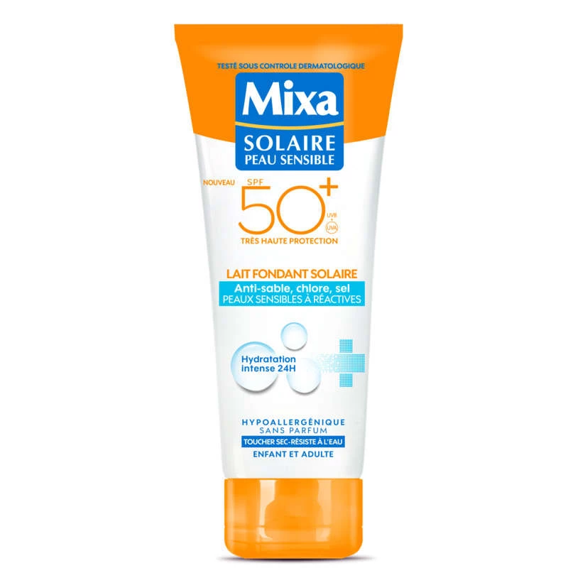 Grossiste Lait Fondant Solaire Peau Sensible SPF 50 Enfant Et Adulte