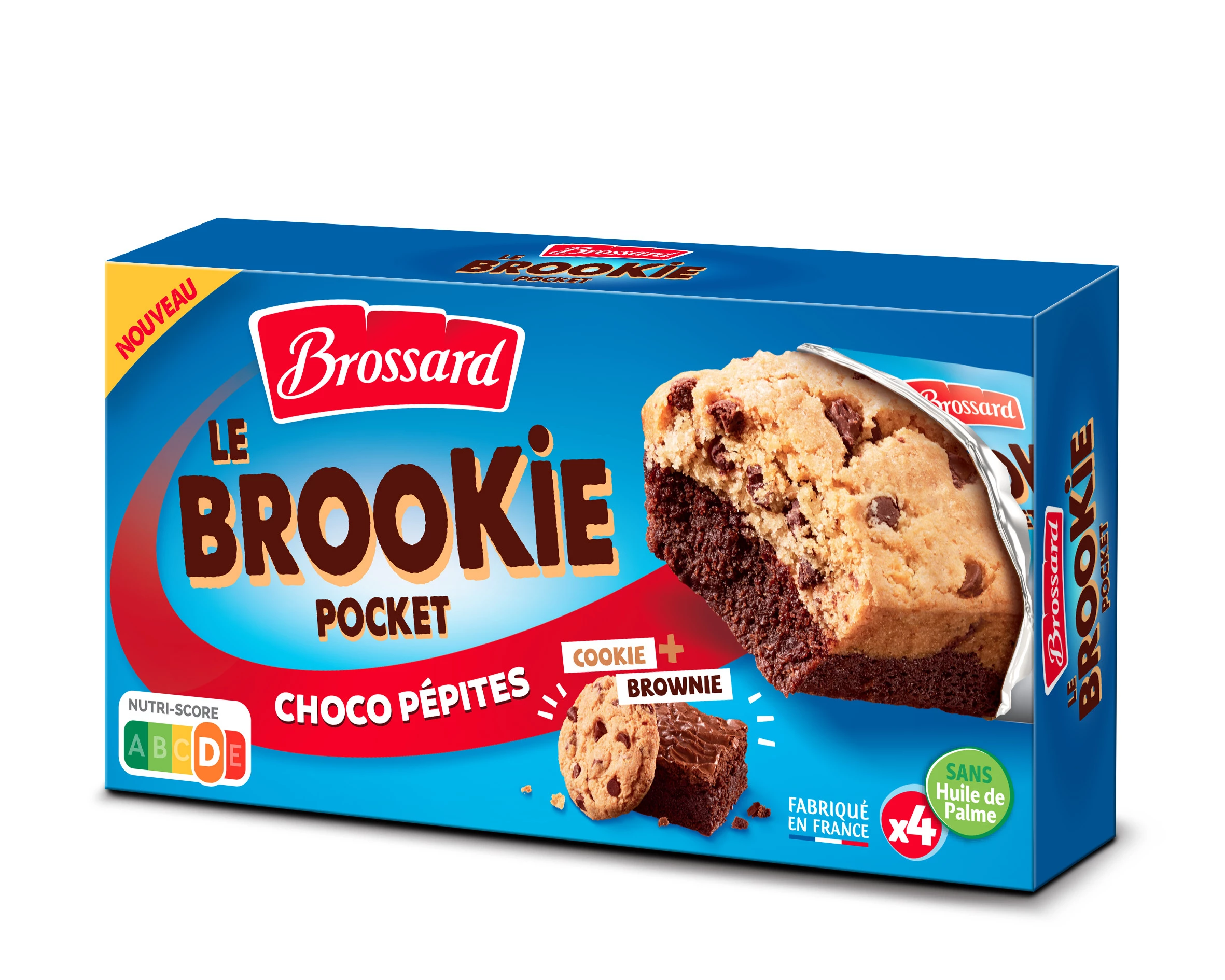 Pepitas de Chocolate Brookie X4 18