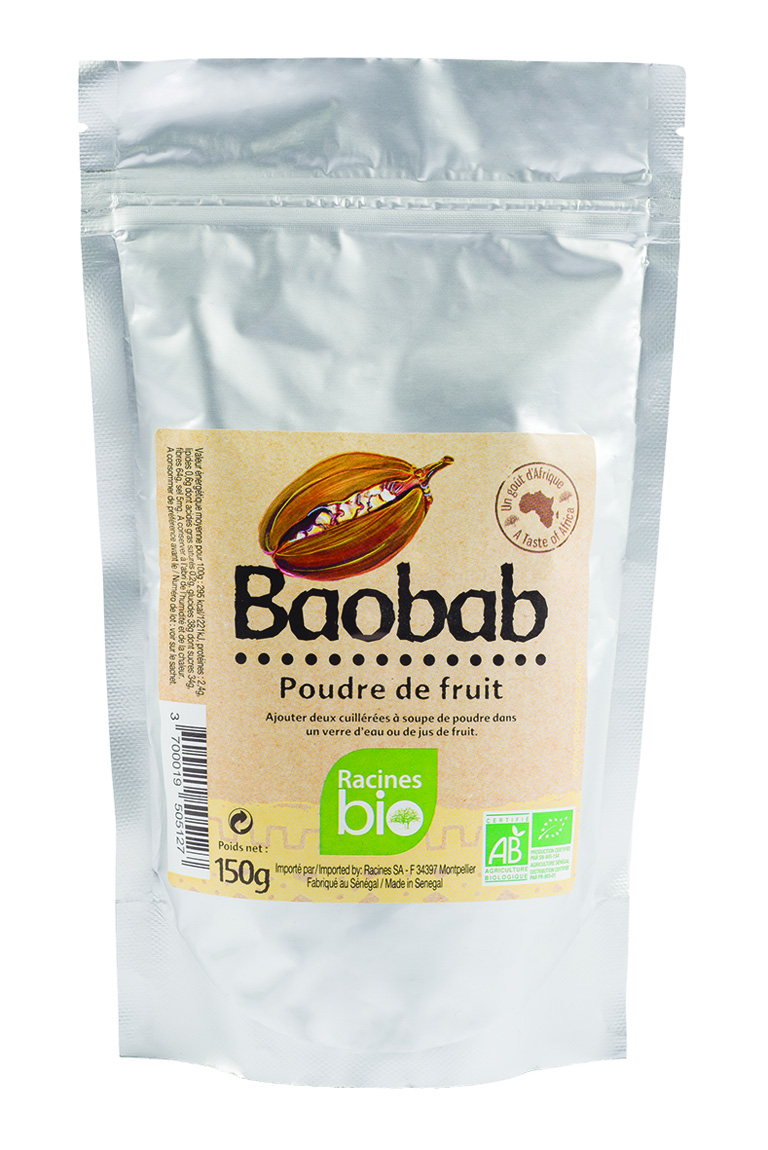 Polvere di Baobab (20 X 150 G) - Racines Bio