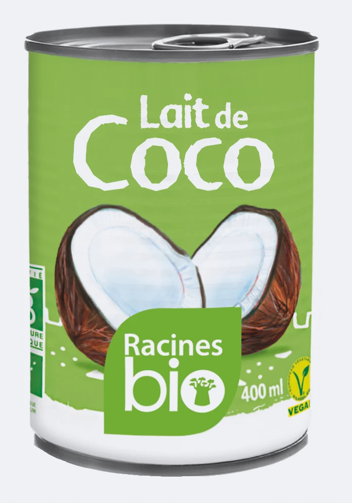 Kokosmilch (24 x 400 ml) - Racines Bio