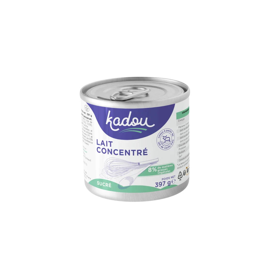 甜炼乳 8% 植物脂肪（397 克） - Kadou