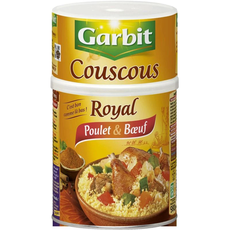 Couscous Poulet et Buf,980g - GARBIT