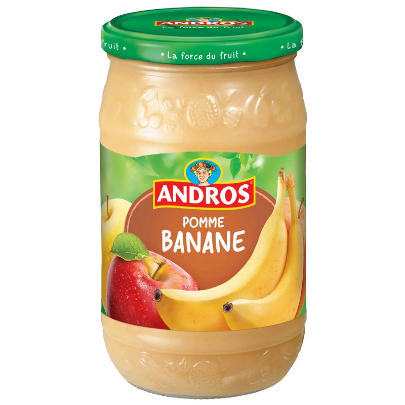 Compote pomme/banane 750g - ANDROS