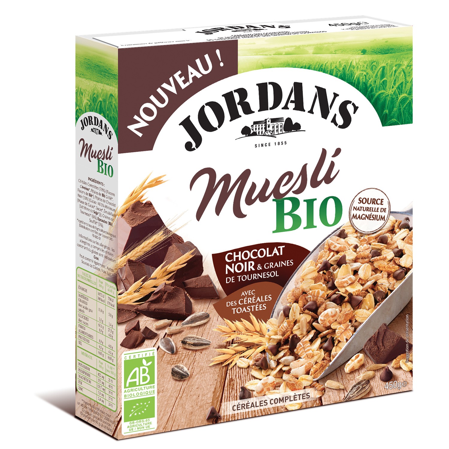 Grossiste Muesli Bio Choc Nr Gr 0 450g