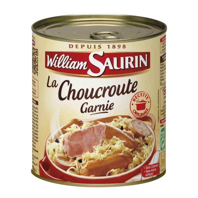 Choucroute Garnie, 800g - WILLIAM SAURIN