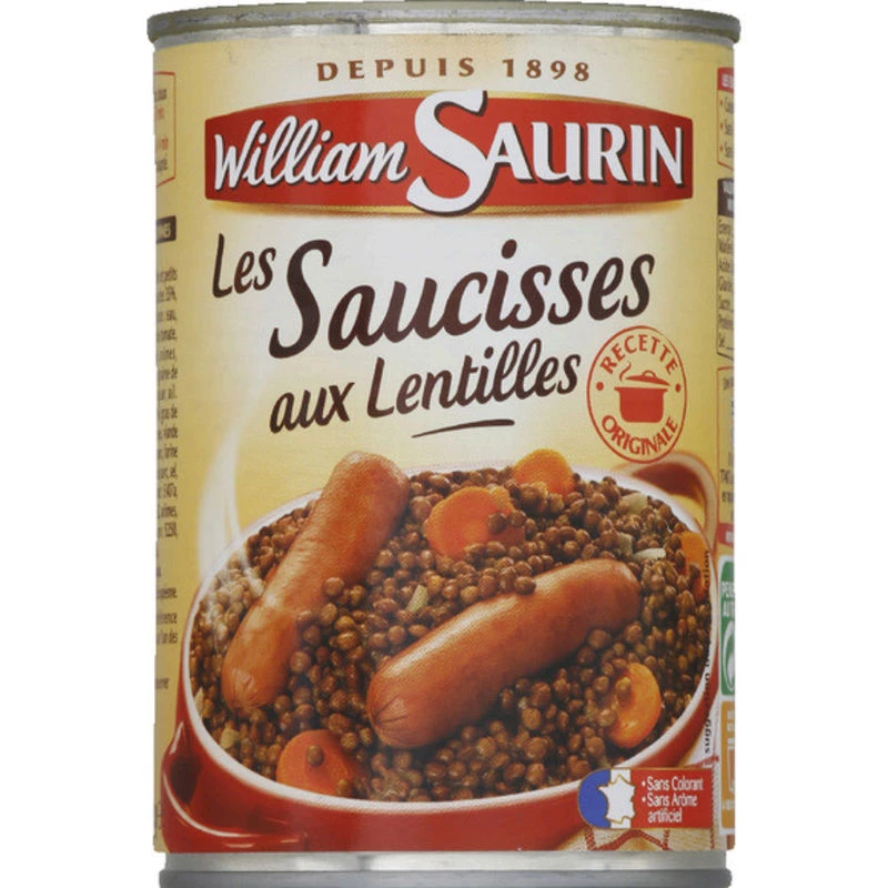 扁豆香肠，840g - WILLIAMS SAURIN