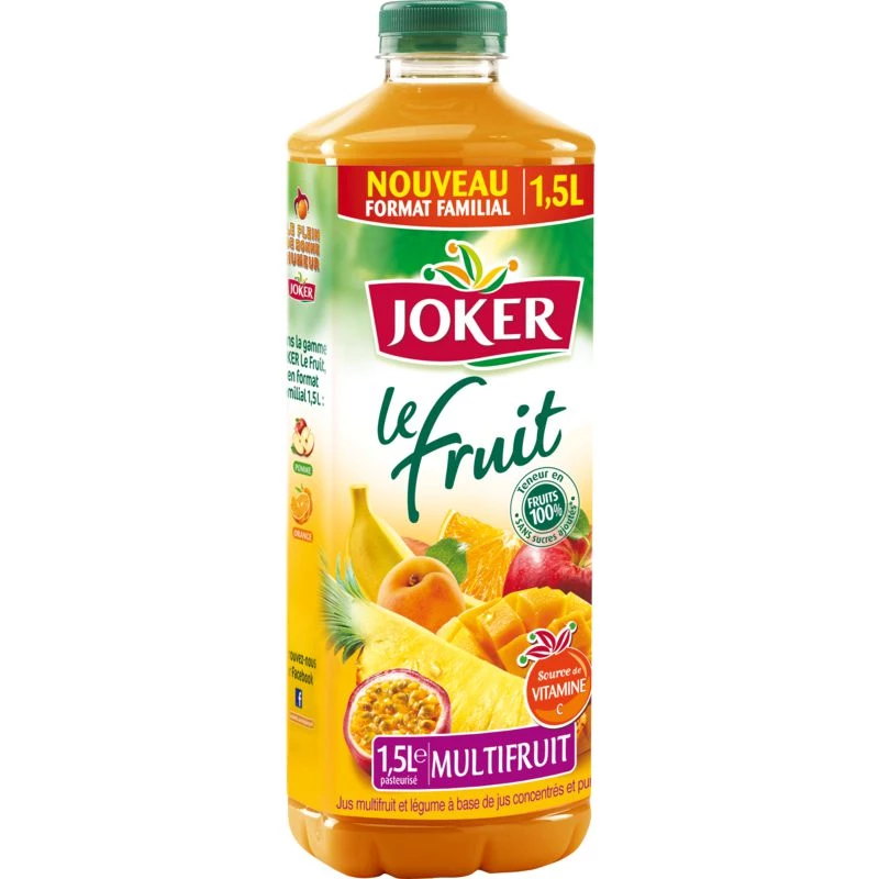 Мультифруктовый сок без добавления сахара 1,5л - JOKER