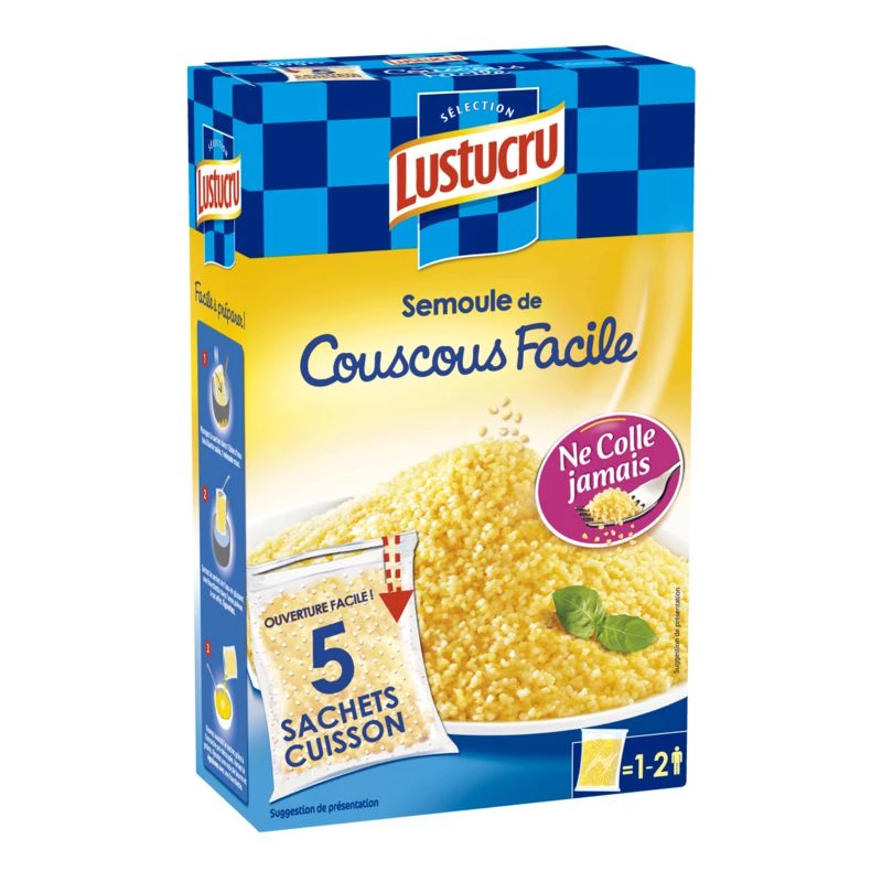 Couscous facile 5x100g - LUSTUCRU