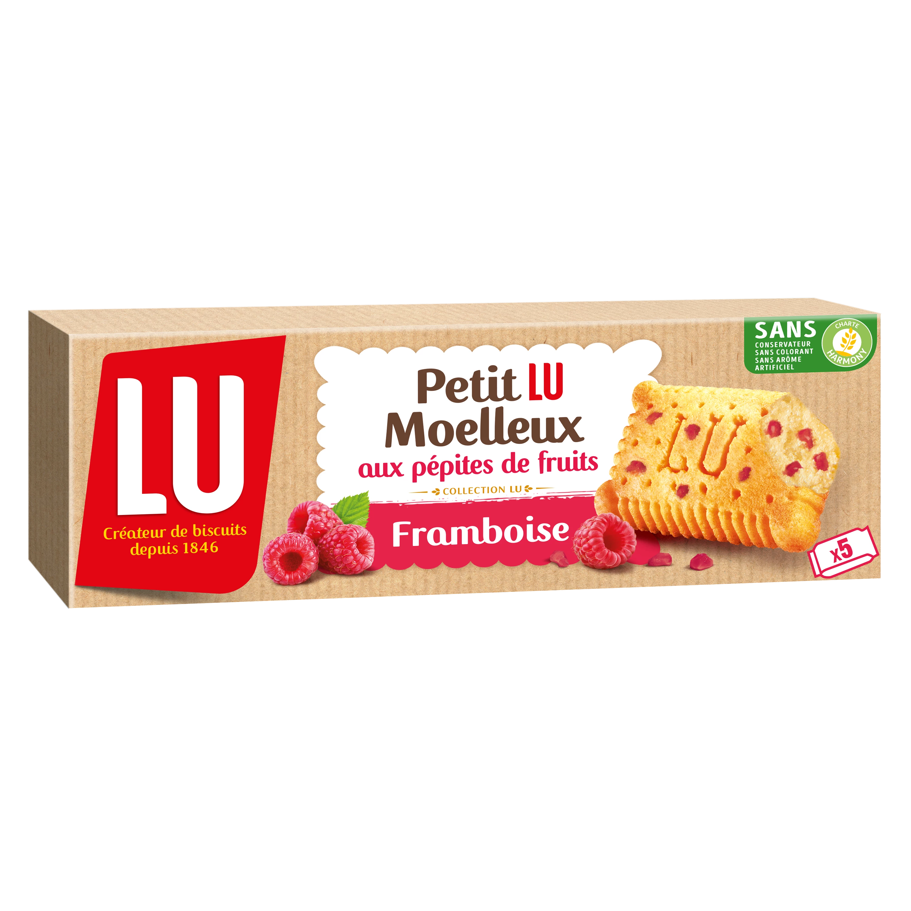 Petit Lu Moelleux Lampone 140g - LU