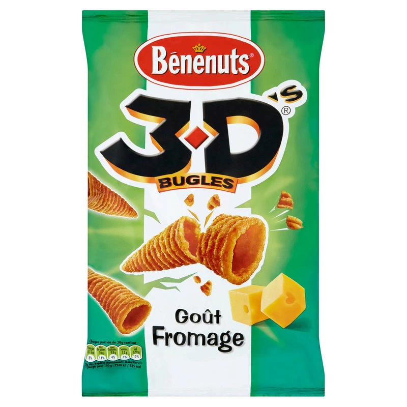 Chips 3D 奶酪，85g - BENENUTS