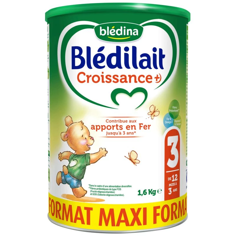 Bledilait 成长奶粉最大规格 1.6kg - BLEDINA
