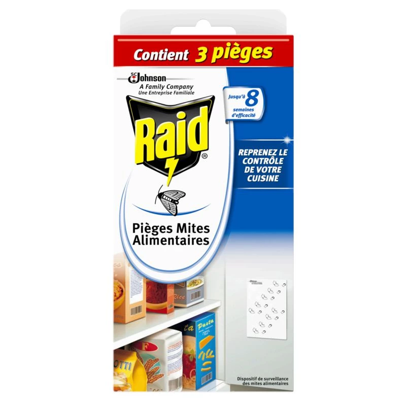 Food Moth Traps x3 - RAID