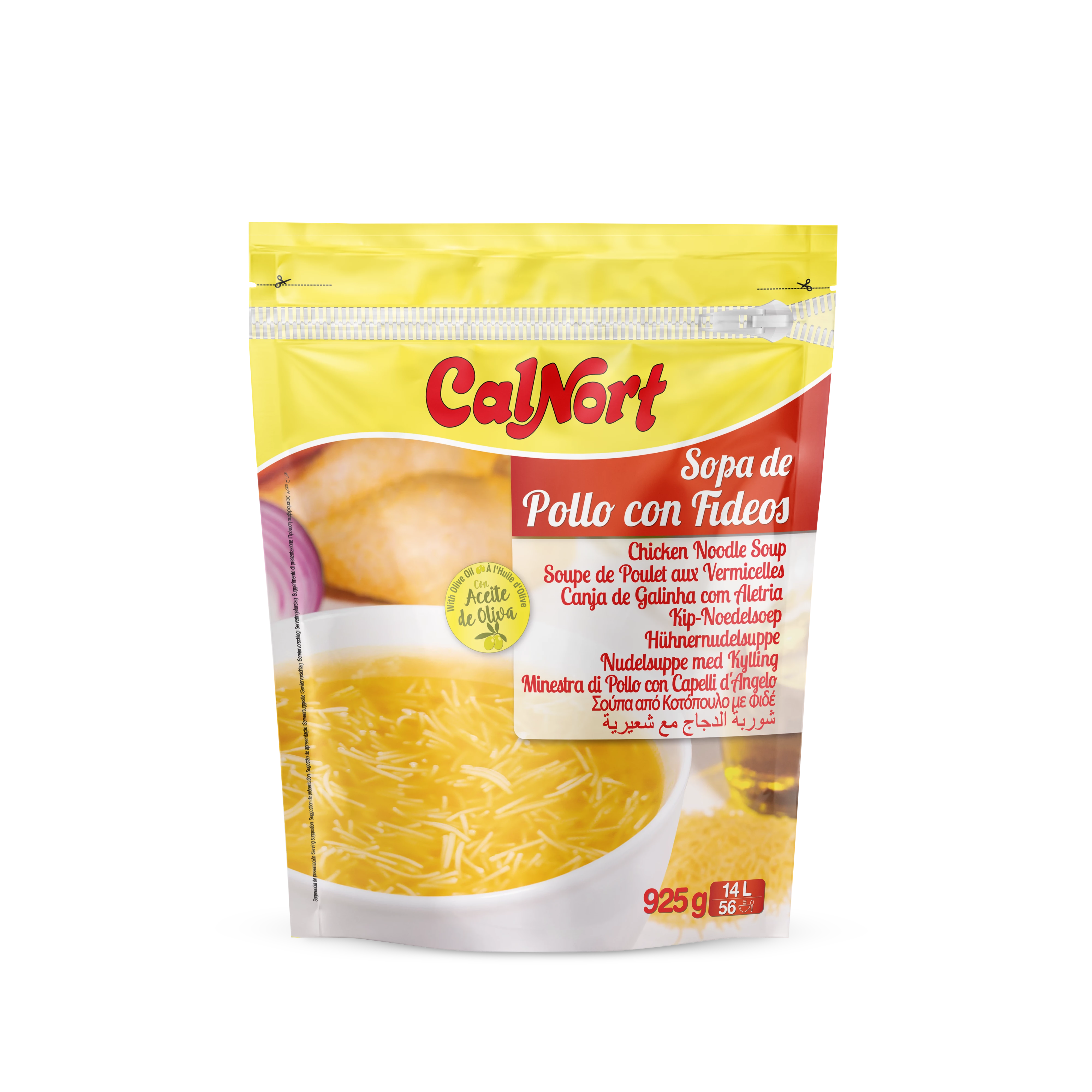 Sopa De Pollo Con Fideos 925 G - CALNORT