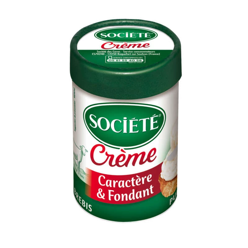 Crème De Fromage Fondu De Brebis 100g - Societe