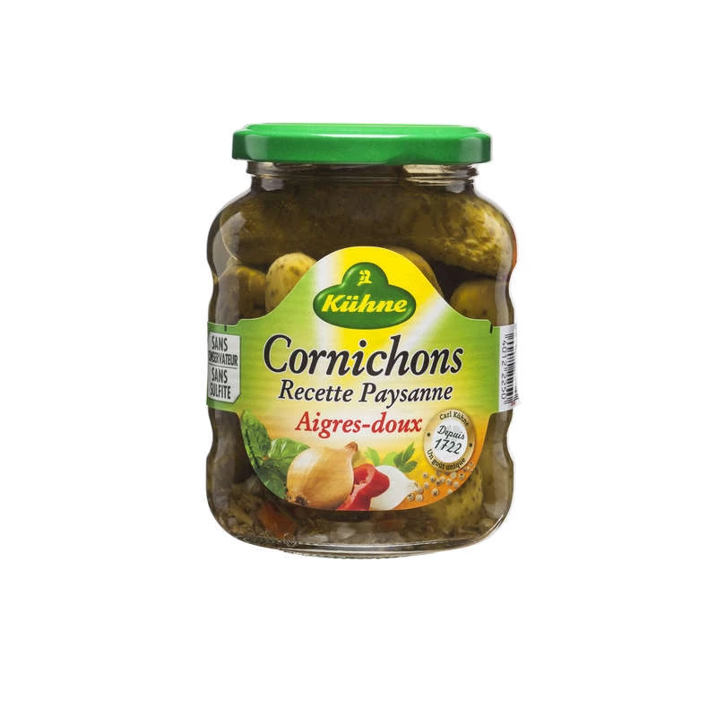 Sweet and sour pickle, 185g -  KÜHNE