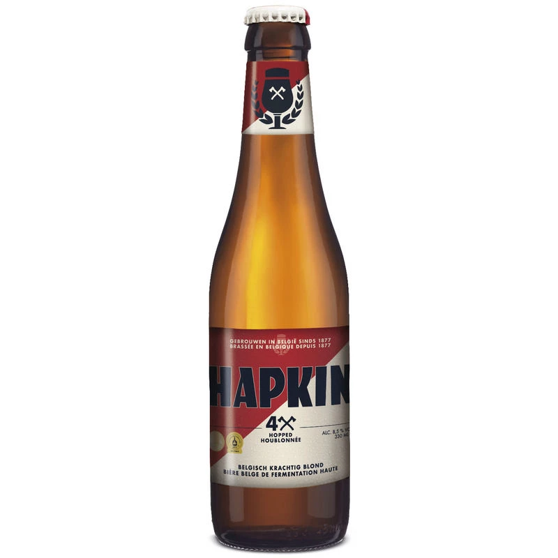Hapkin Bière Blonde Forte de Fermentation Haute 33cl