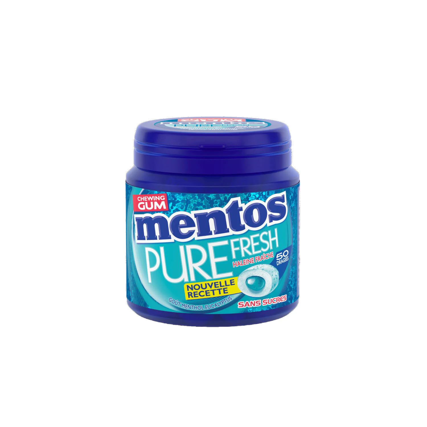 Chewing-gum Pure Fresh Menthol Eucalyptus 100g - MENTOS