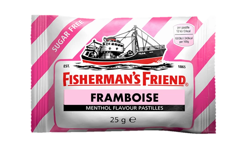 Sachet Fisherman's Friend Parfum Framboise Sans Sucres