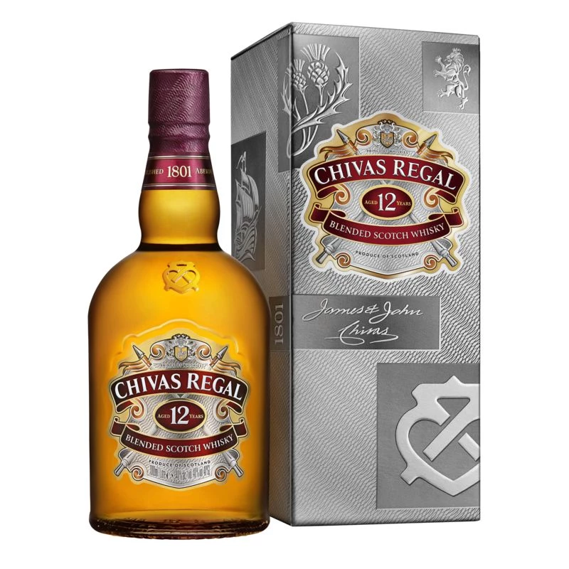 1l Whisky 40 V 12a Chivas