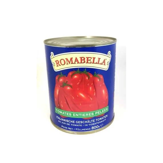 Tomate Pelée Italie 4/4 800g - Romabella