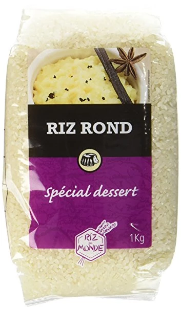 Riz Rond Blanc 1kg - RIZ DU MONDE