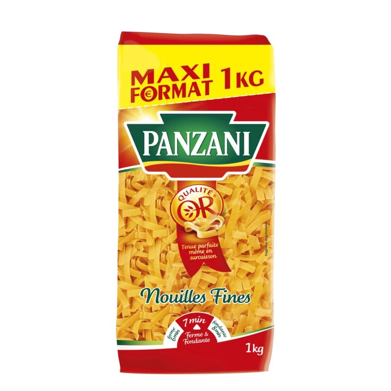 Pâtes nouilles fines 1kg - PANZANI