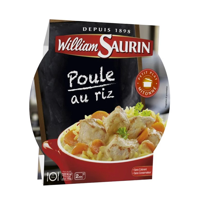 Poule au riz 285g - WILLIAM SAURIN
