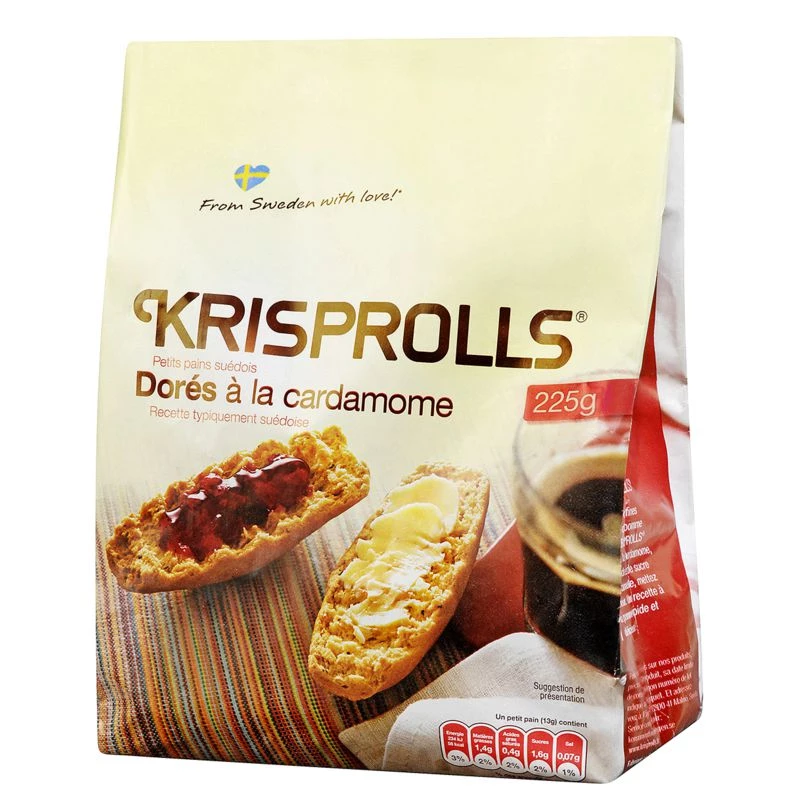 Krisprolls Dore Cardamome225g