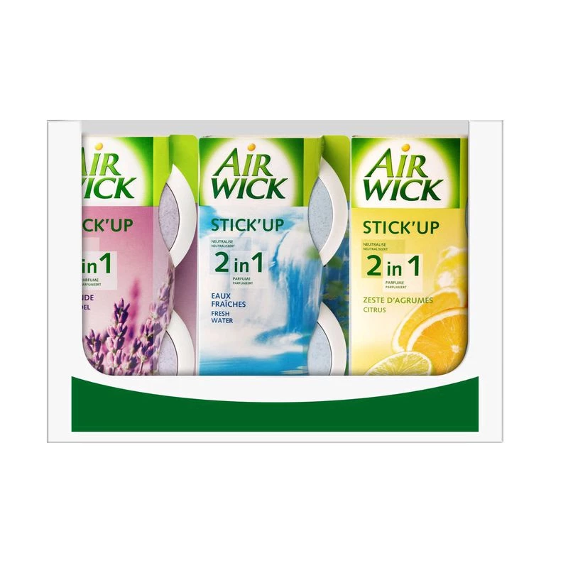 Assorted stick up air freshener x2 - AIR WICK