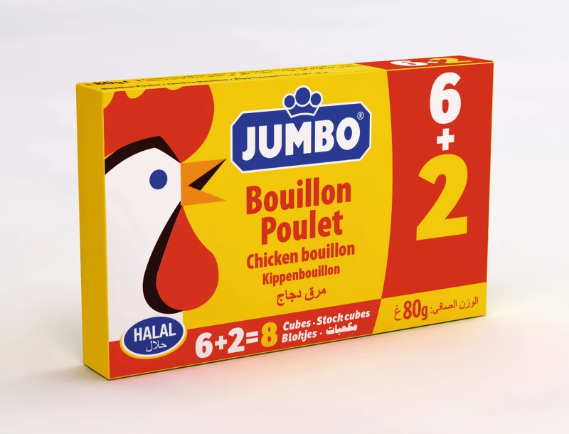 Halal chicken broth 6+2 - JUMBO