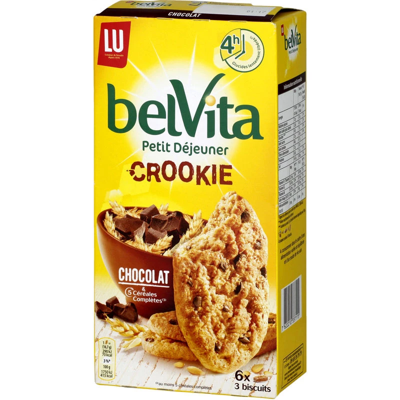 Belvita crookie chocolat/ céréales 300g - BELVITA