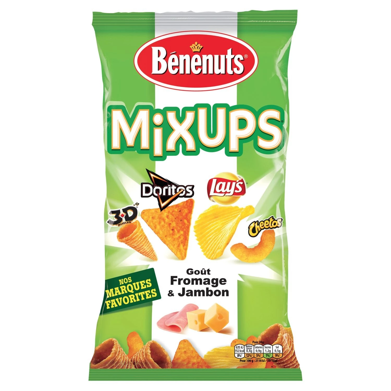 Mixiups Cheese and Ham Flavor Chips 110g - LAY'S