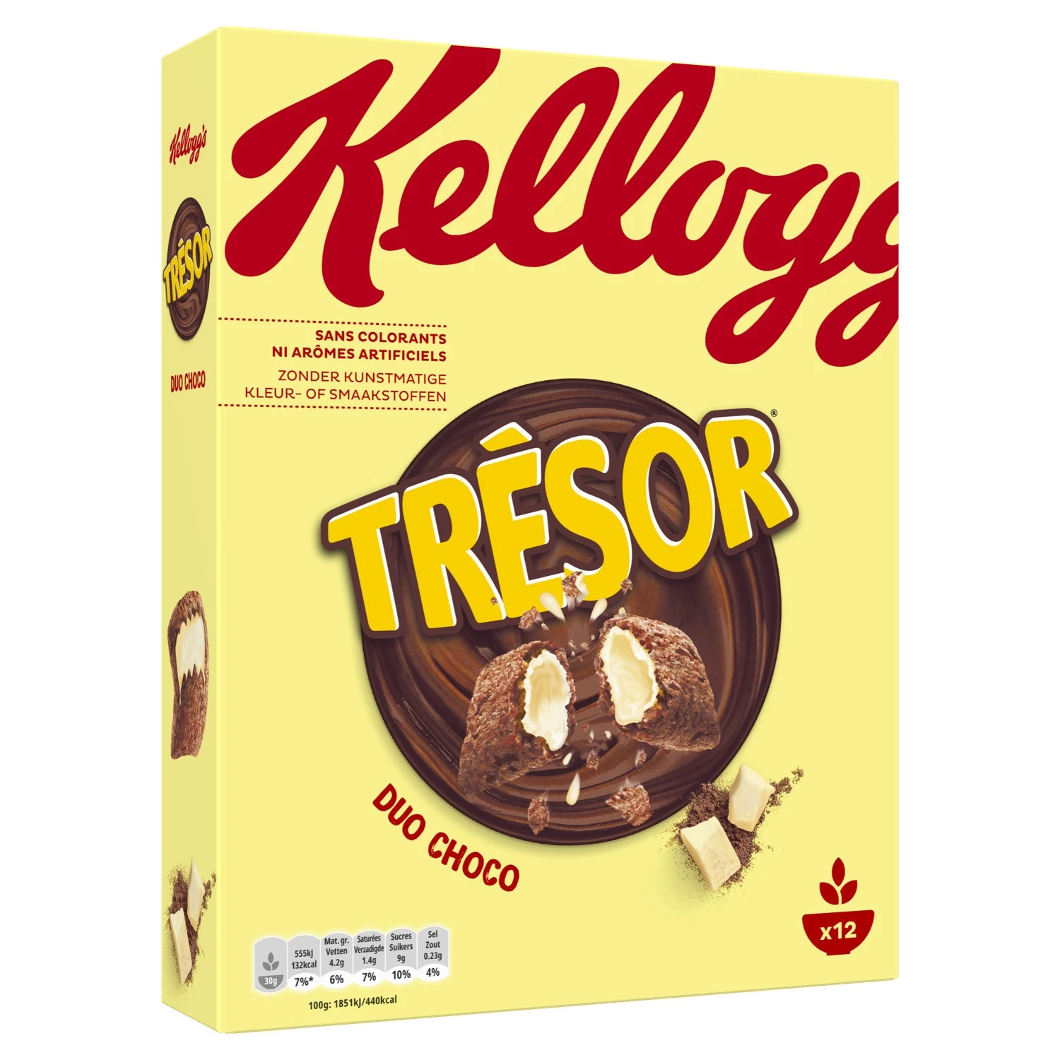 Kellogs Tresor Duo Choc 375g
