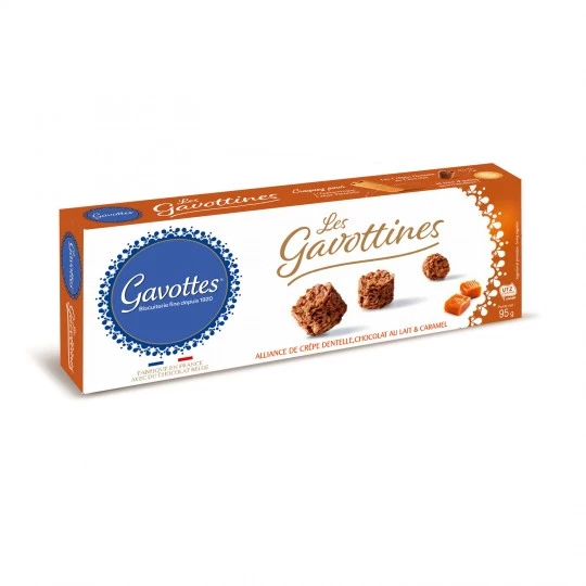 Gâteaux chocolat au lait & caramel 95g - GAVOTTES