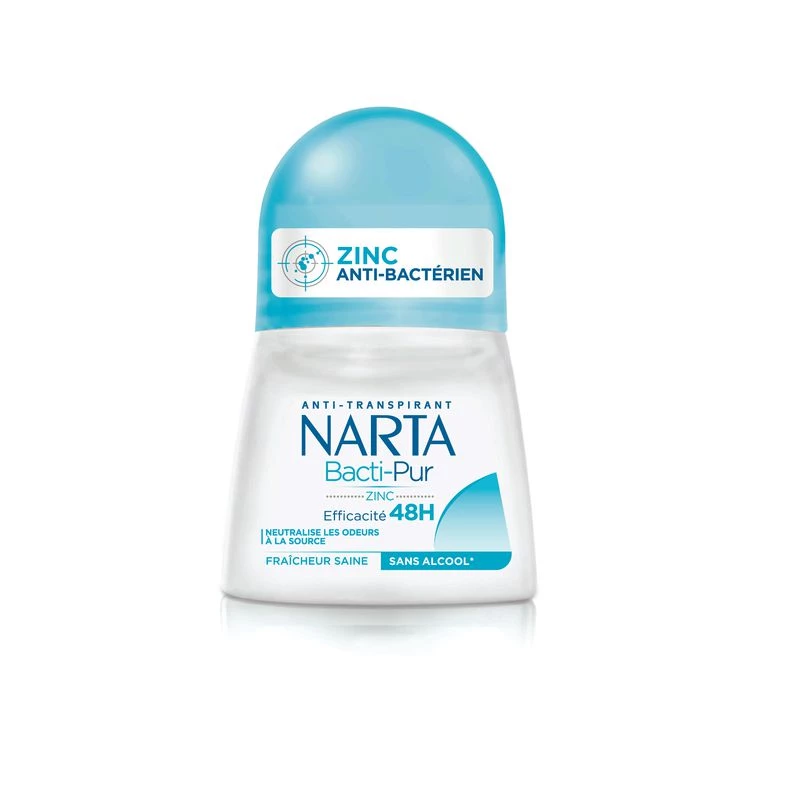 Women's deodorant roll-on Bacti-pur 48h healthy freshness 50ml - NARTA