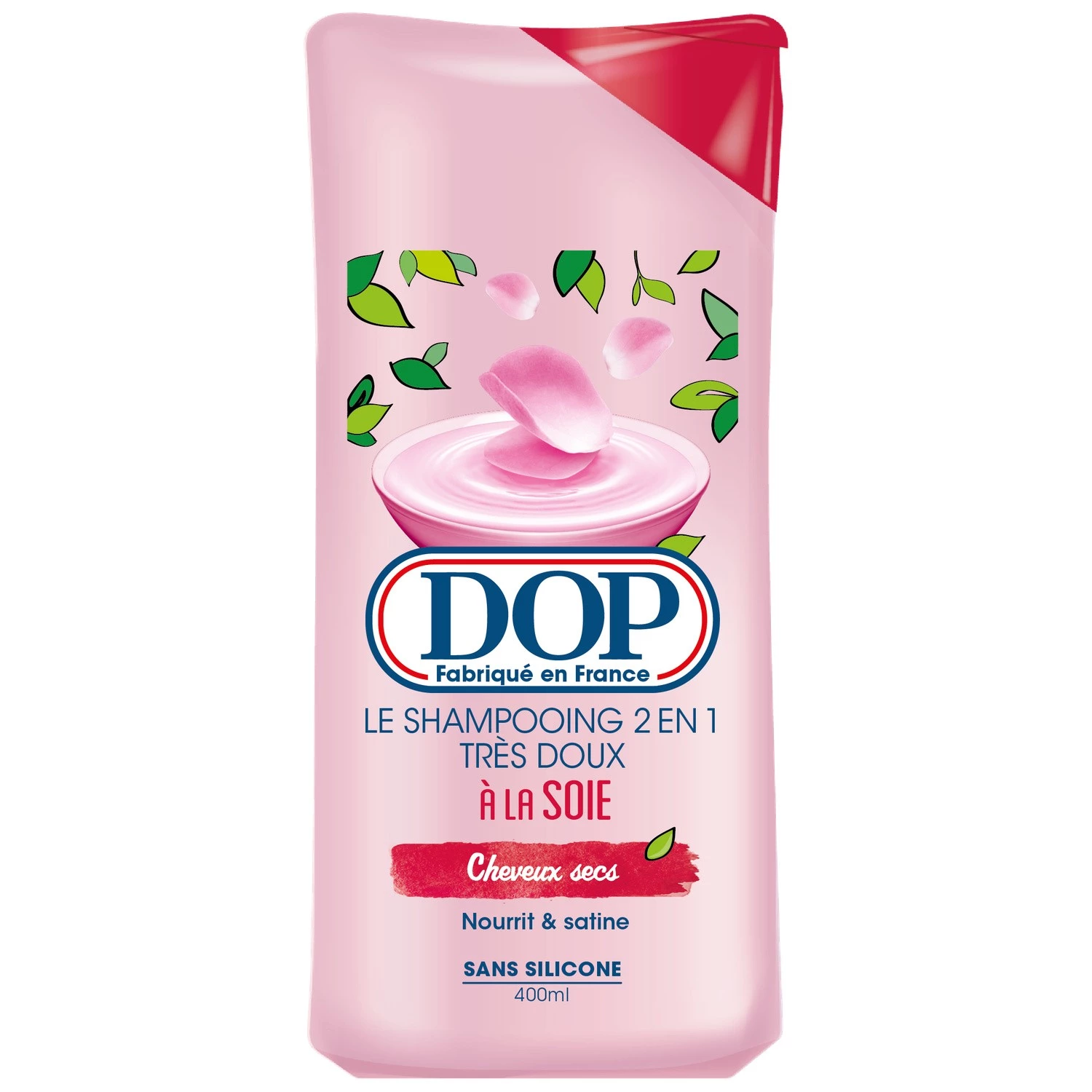 shampooing 2en1 à la soie 400ml - DOP